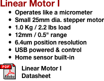   Linear Motor I